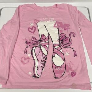 The Children's Place Pink Ballet Long Sleeve Tee